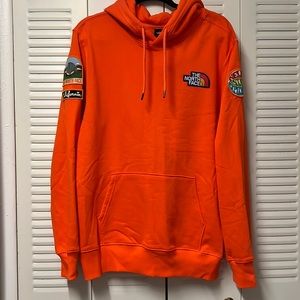 Orange North Face Hoodie